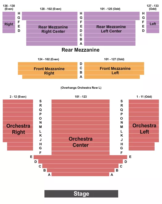 John Golden Theatre Seating Chart